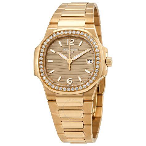 diamond patek philippe watches|patek philippe nautilus ladies price.